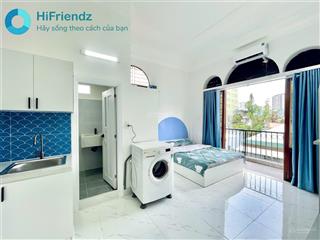 Căn hộ studio bancong  full nội thất gần hutech,uef,iuh