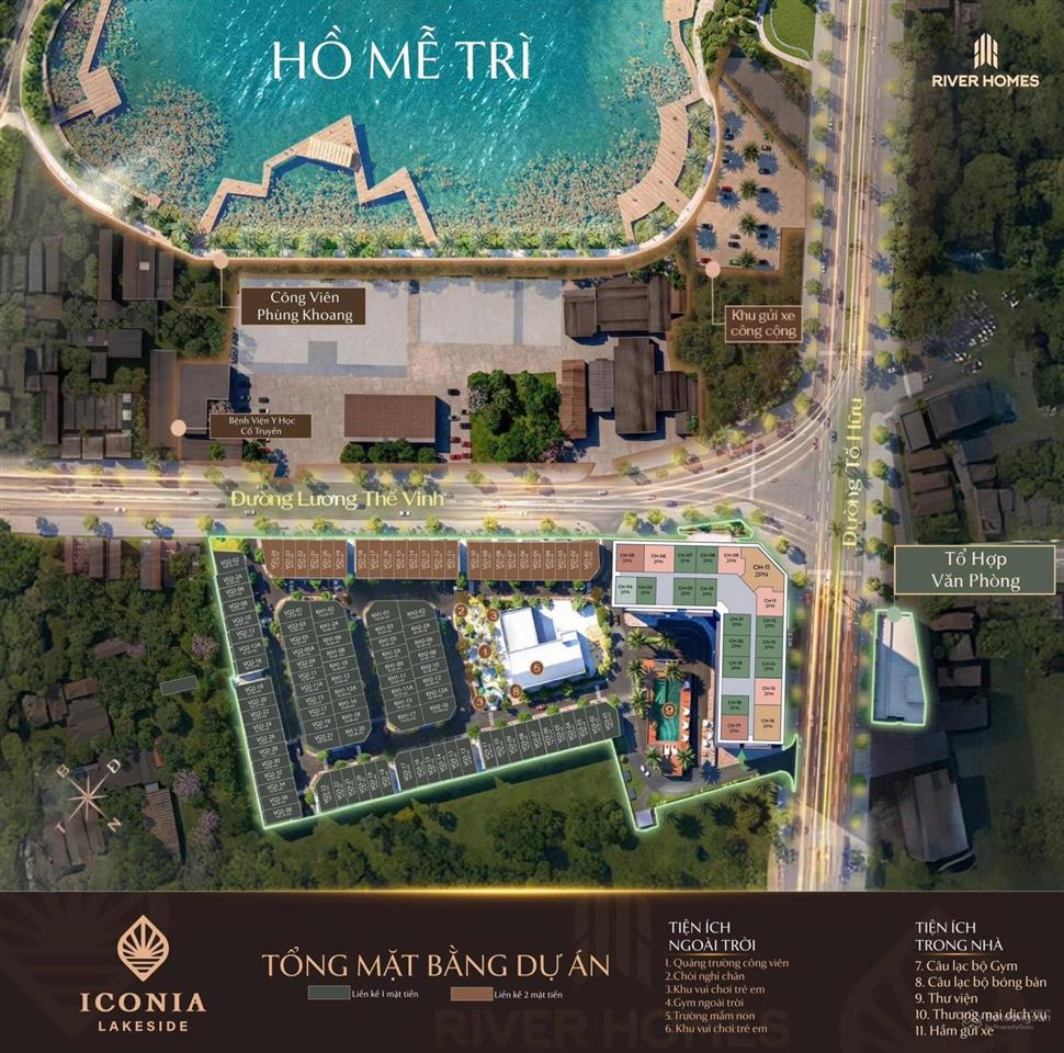 Liền kề , shophouse vị trí lõi kết nối trung tâm, view hồ điều hòa , công viên