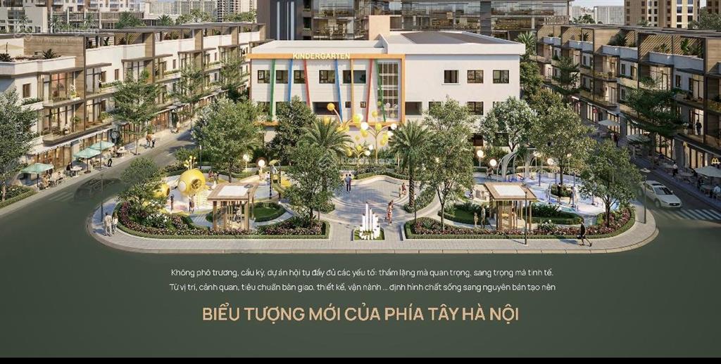 Liền kề , shophouse vị trí lõi kết nối trung tâm, view hồ điều hòa , công viên