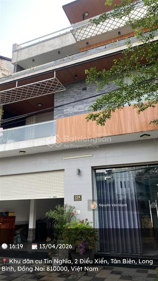 Cần bán nhà 1 trệt 3 lầu kdc tín nghĩa tân biên gần ngay chợ đầu mối gỗ tây hố nai | có gara ô tô