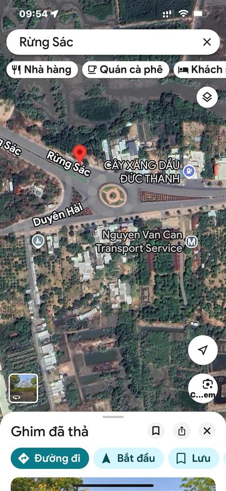 Bán lô đất đẹp ngay mặt tiền rừng sác vòng xoay long hoà, sát bên ngân hàng agribank