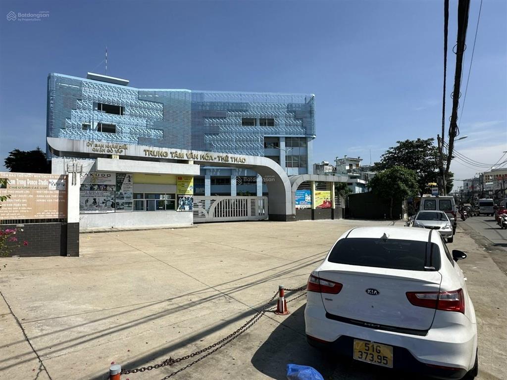 Đất hiếm 80m2 mặt tiền phạm văn chiêu khúc kinh doanh sầm uất, xây cao 7 tầng giá chỉ ~125tr/m2