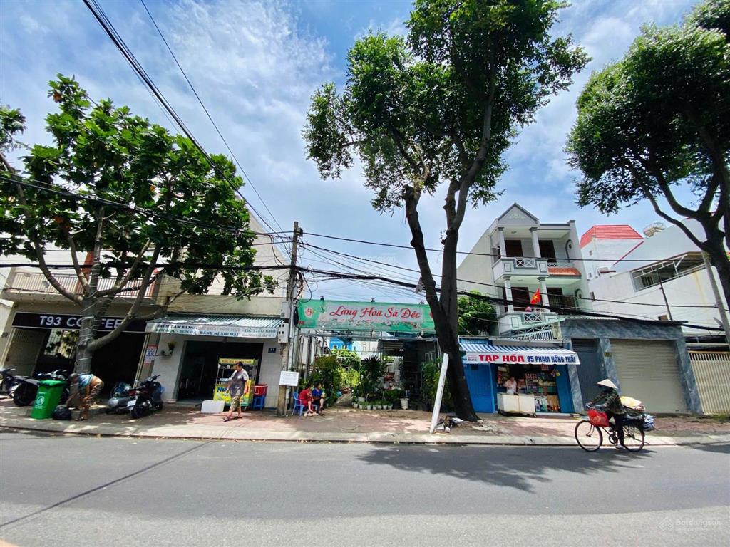 Bán đất mặt tiền đường phạm hồng thái kinh doanh tốt 280.7 m2 full thổ cư giá như hẻm 60tr/m2