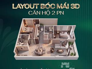 Căn hộ 2 phòng ngủ nội thất cao cấp, giá từ 8xtr/m2  tại trung tâm, mặt đường quang trung, hà đông