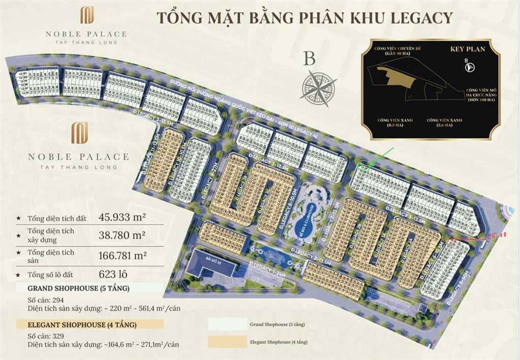 Bán lô góc đường hoàng quốc việt kéo dài rộng 40m. 5 tầng