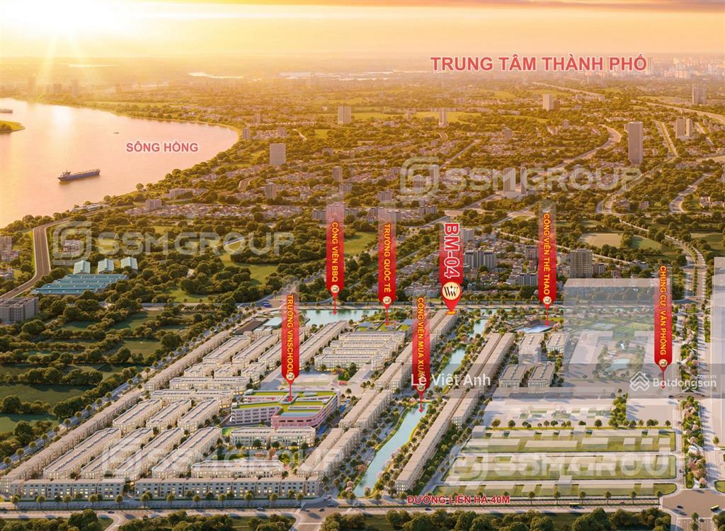 Song lập mặt sông bm04 tầm nhìn đẹp nhất vinhomes wonder city