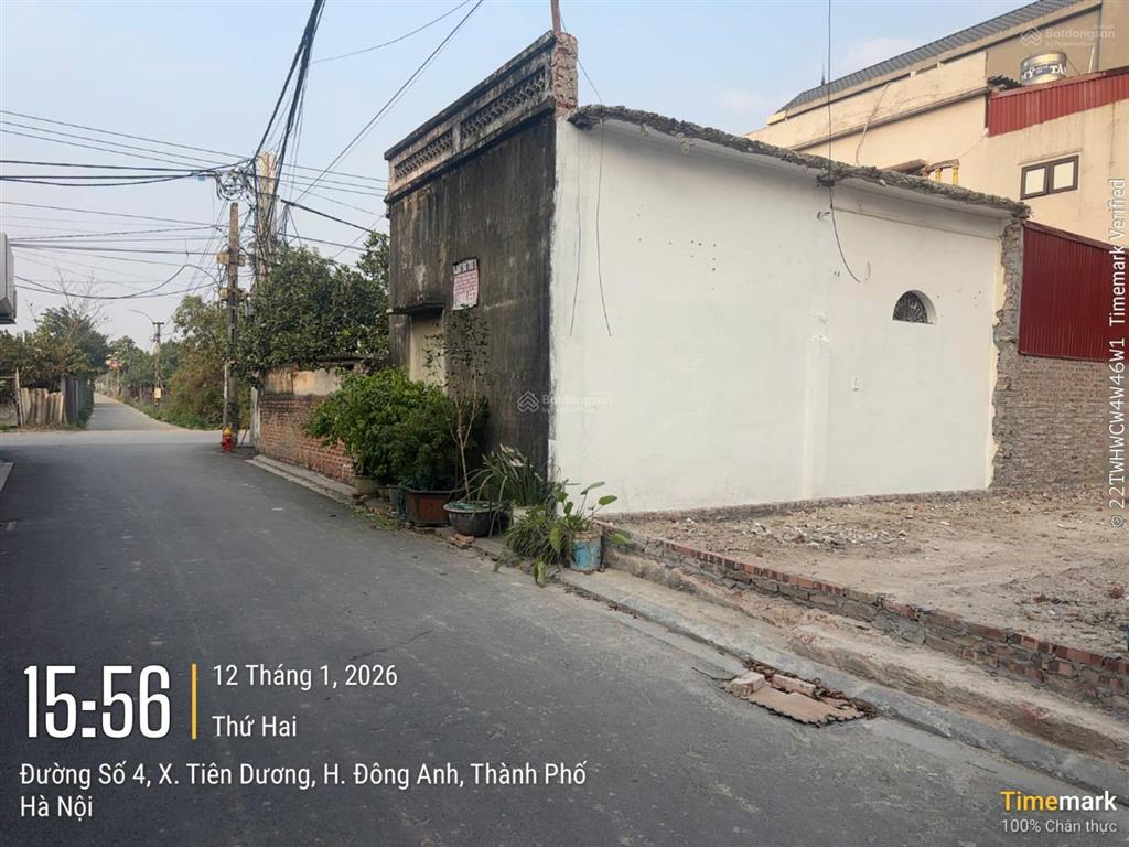 Bán gấp siêu phẩm đất gần khu đấu giá lương lỗ, tiên dương  dt 93.8m2, đường ô tô  ở/đầu tư tốt