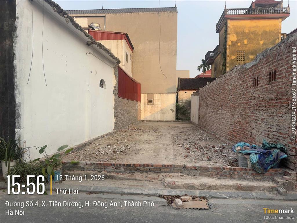 Bán gấp siêu phẩm đất gần khu đấu giá lương lỗ, tiên dương  dt 93.8m2, đường ô tô  ở/đầu tư tốt