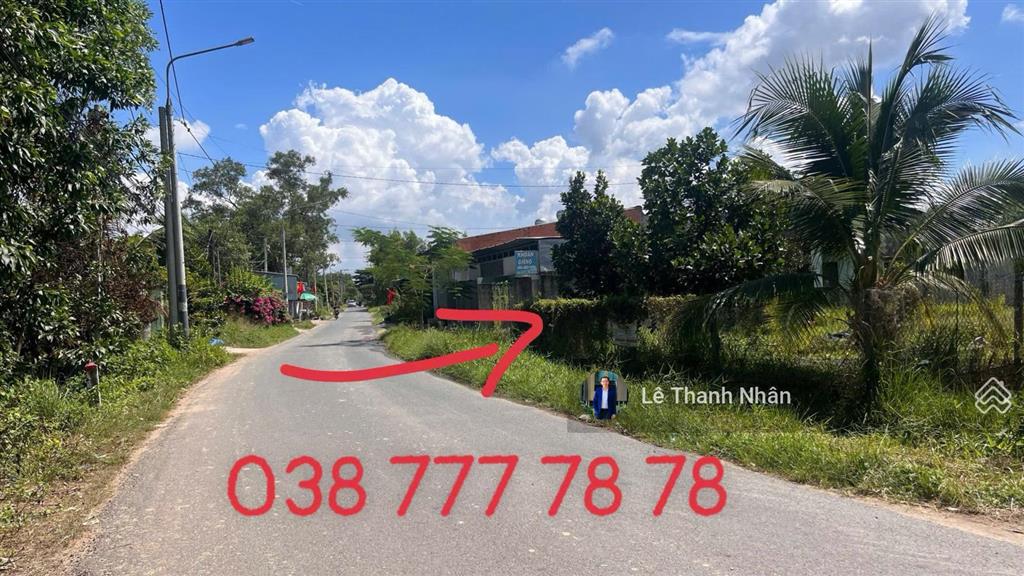 Mặt tiền chính dương diên nghệ tam phước ngay sát cầu long hưng mai khởi công, sổ hồng thổ cư.
