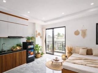 Cho thuê căn hộ studio ngay phan xích long có ban công 35m2  full nội thất mới gần quận 1, quận 3