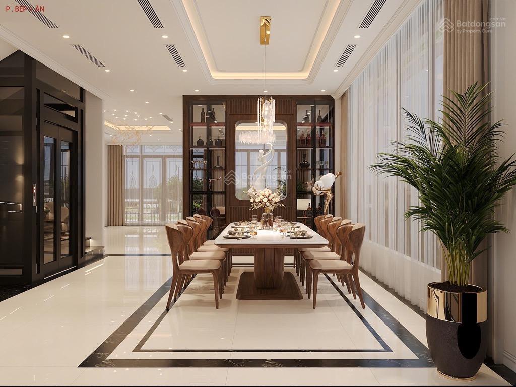Bán biệt thự vinhomes long biên khu hoa lan view sông siêu đẹp  dt241m2, 4 tầng,giá120 tỷ tl