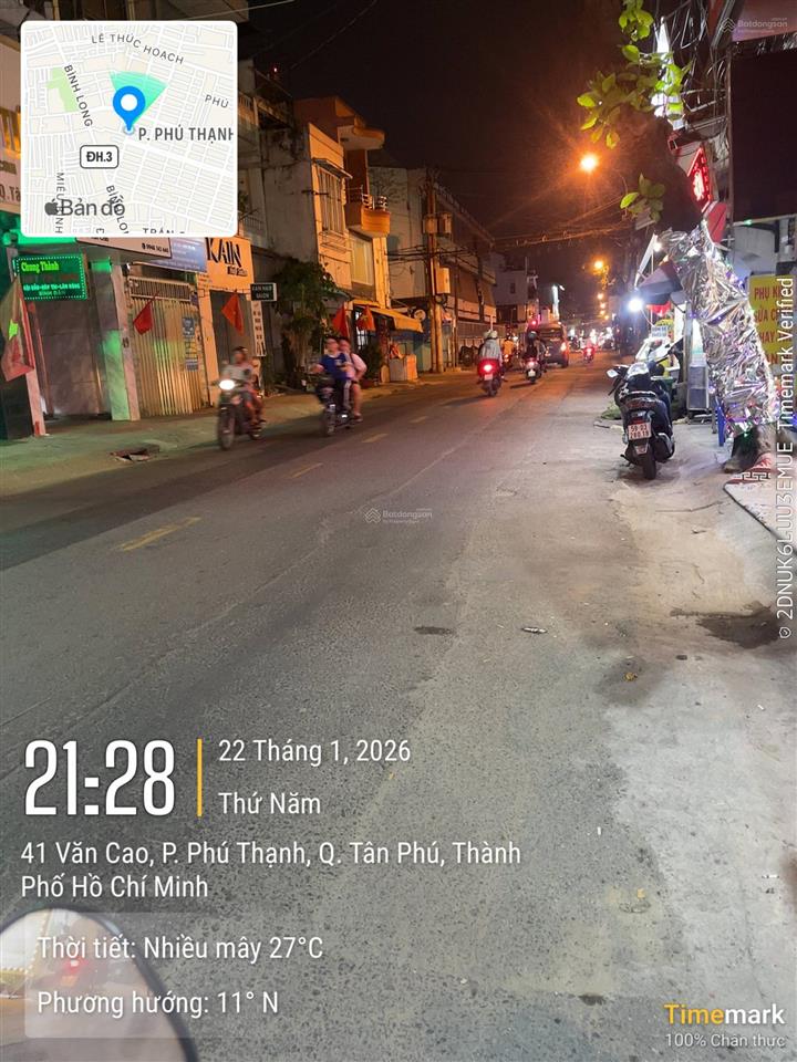 Mặt tiền văn cao tân phú 3 tầng mới 100%  ngang 3.6m  kinh doanh đỉnh  sổ hồng riêng giá 4.15tỷ