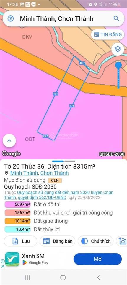 Chủ hạ giá từ 120 tỷ còn 79 tỷ 63.625,6 m² đất vàng ngay nút giao cao chơn thành tp. hcm đắk nông