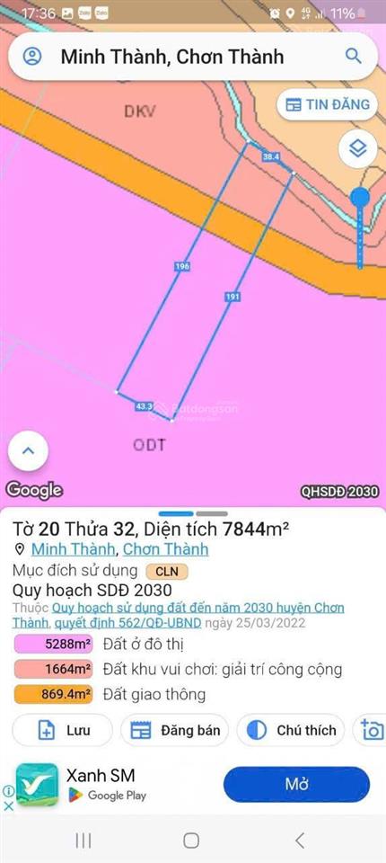 Chủ hạ giá từ 120 tỷ còn 79 tỷ 63.625,6 m² đất vàng ngay nút giao cao chơn thành tp. hcm đắk nông