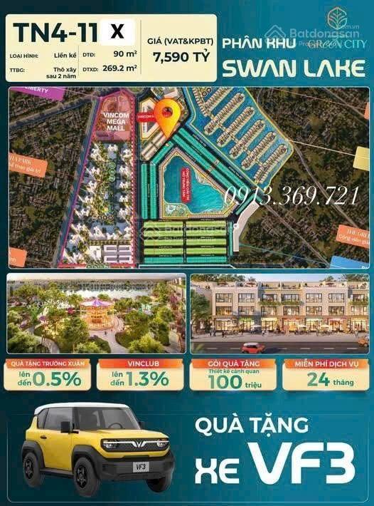 Nhà 1 trệt 3 lầu 5x12m(60m2) kđt vinhomes hậu nghĩa giá 3 tỷ 900 triệu