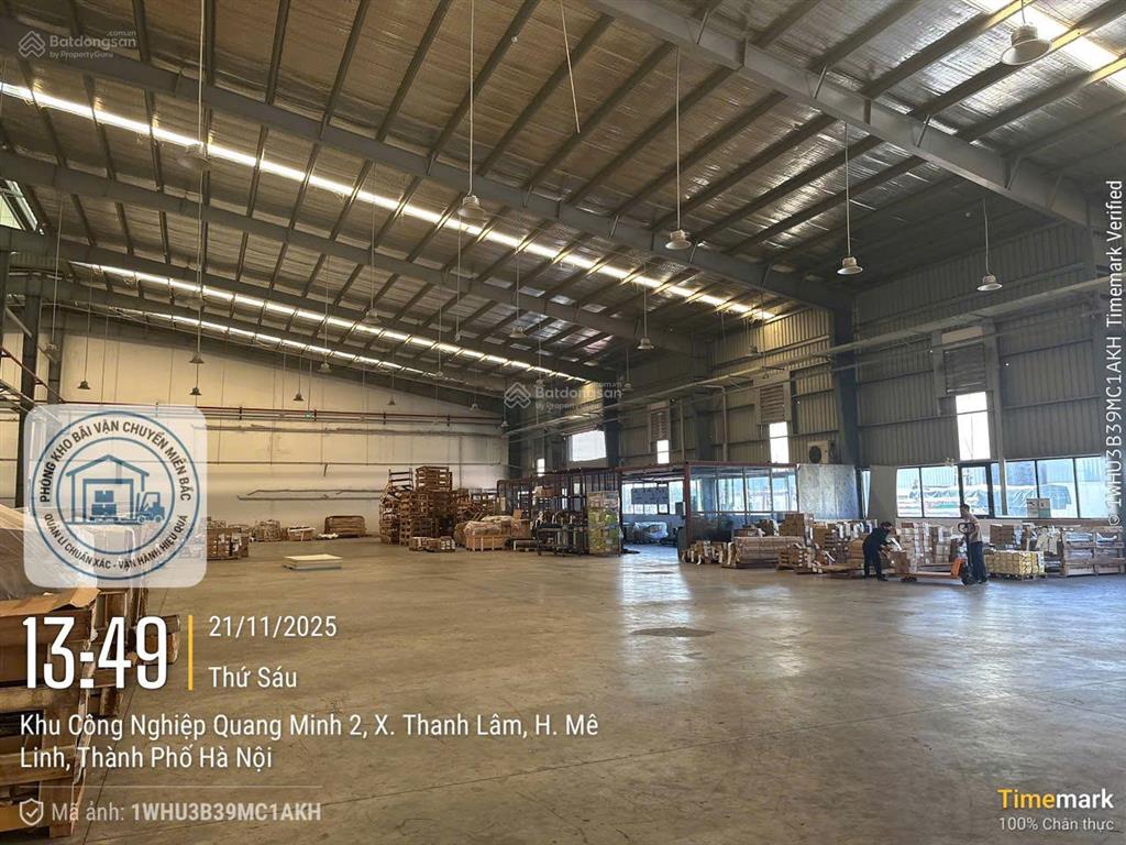 Nhà xưởng mới xây góc đường đôi kcn quang minh