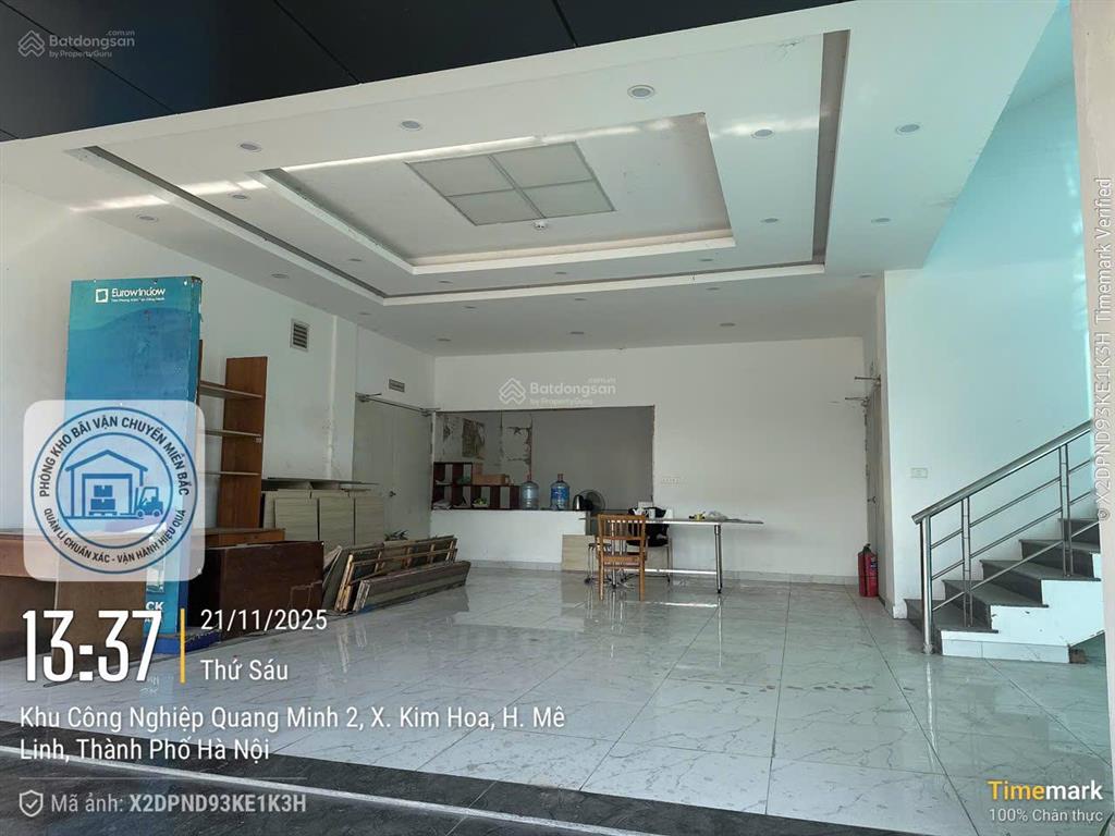 Nhà xưởng mới xây góc đường đôi kcn quang minh