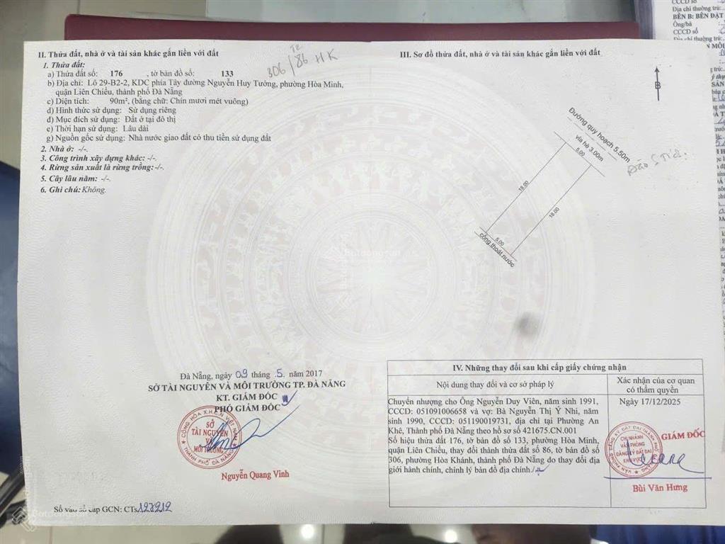 Bán đất đường 5m5 khu bến xe hòa minh, liên chiểu giá rẻ như đất kiệt tô hiệu