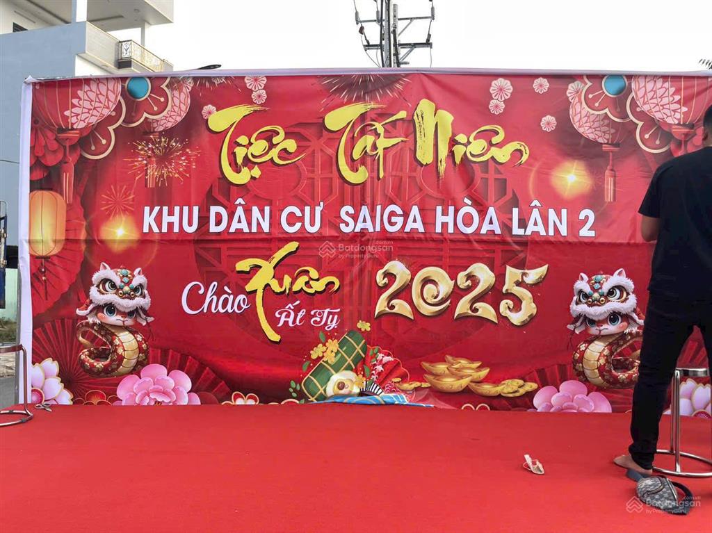 Bán đất 2 mặt tiền ngay aeon mall thuận an kdc chỉnh trang hòa lân 2 dt 114m2,kdcvietsinglộc phát