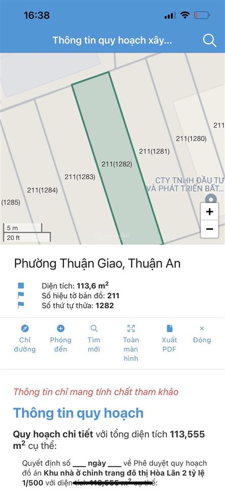 Bán đất 2 mặt tiền ngay aeon mall thuận an kdc chỉnh trang hòa lân 2 dt 114m2,kdcvietsinglộc phát