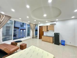 Căn hộ mini studio 40m2 có ban công cửa sổ thoáng mát ngay ngã 5 chu văn an bình thạnh