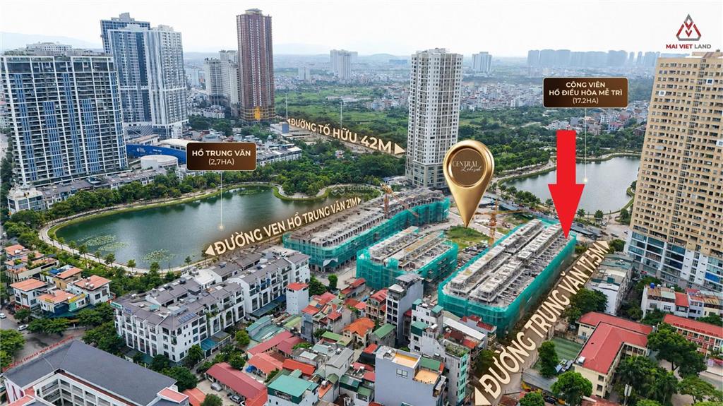 Bán căn liền kề mặt hồ 100m2. 50 tỷ bao phí!  0976 493 ***
