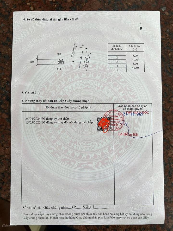 Chủ cần bán gấp mặt tiền đường bờ hủ tíu, phước hậu, cần giuộc, dt 208m2 thổ cư, giá 1,95 tỷ, shr