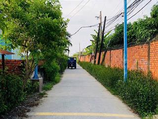 Chủ ngộp cần bán đất mặt tiền đường lê văn sáu, thị trấn cần giuộc, dt 107,3m2 thổ, giá 1,55 tỷ