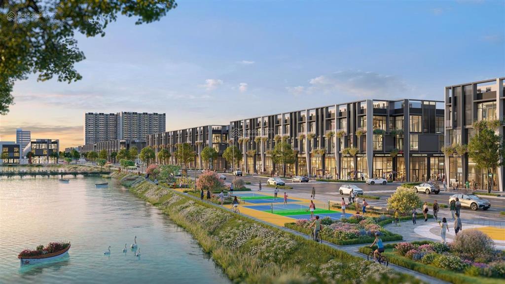 Bán căn shophouse đường 35m (đường vạn xuân) view sông  kđt entiz the fusion  chiết khấu 8%