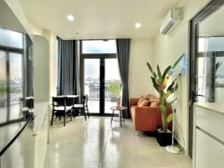 Cho thuê căn hộ 1 phòng ngủ xô viết nghệ tĩnh gần bến xe miền đông full nội thất