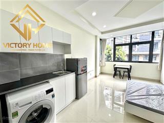 Studio full nội thất  lê trực, bình thạnh | cửa sổ lớn siêu thoáng