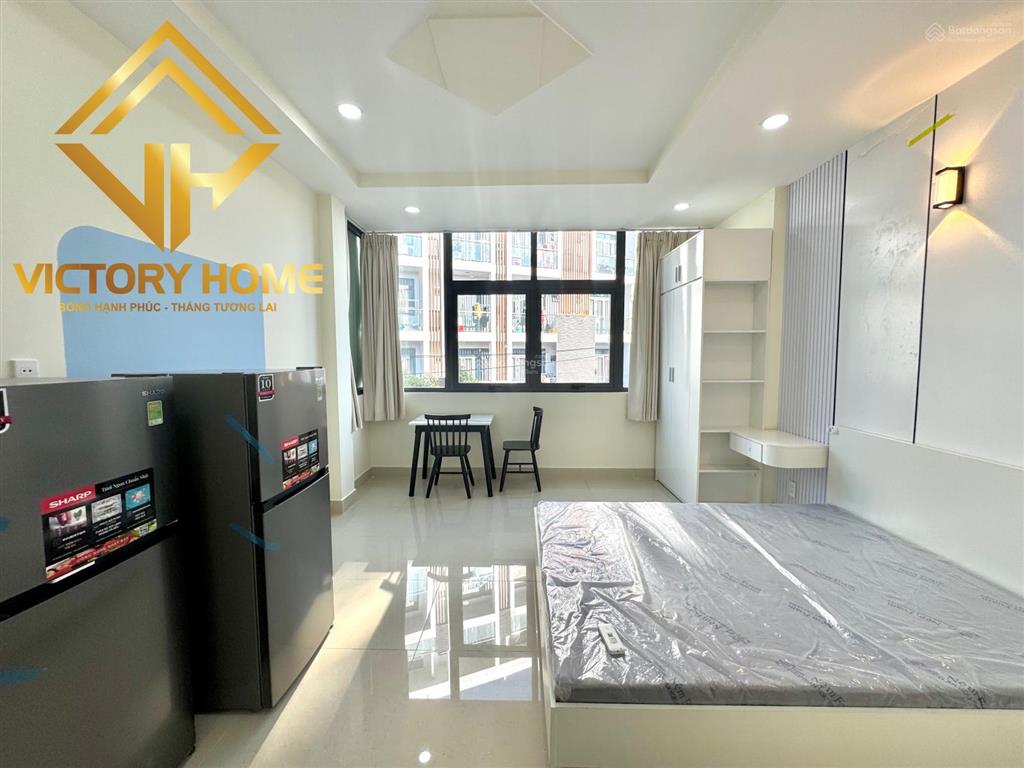 Cho thuê căn hộ studio mới 100% lê trực, bình thạnh  full nội thất  gần quận 1