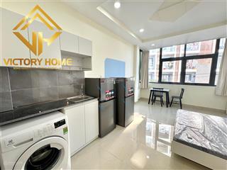 Cho thuê căn hộ studio mới 100% lê trực, bình thạnh  full nội thất  gần quận 1