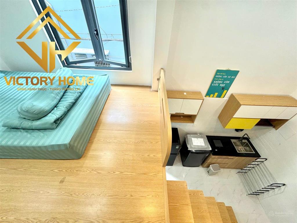 Studio gác cao 1m7 45m2  chung cư mini lê quang định  bình thạnh