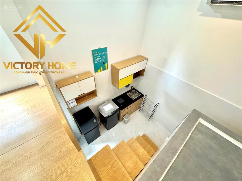 Studio gác cao 1m7 45m2  chung cư mini lê quang định  bình thạnh