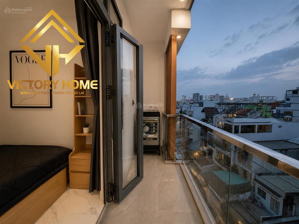 Chung cư mini full nội thất ban công siêu rộng view thoáng tại lê trực, bình thạnh