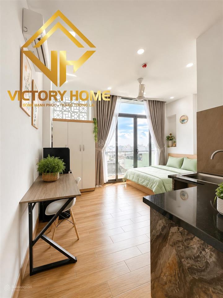 Studio ban công full nội thất thống nhất, gò vấp