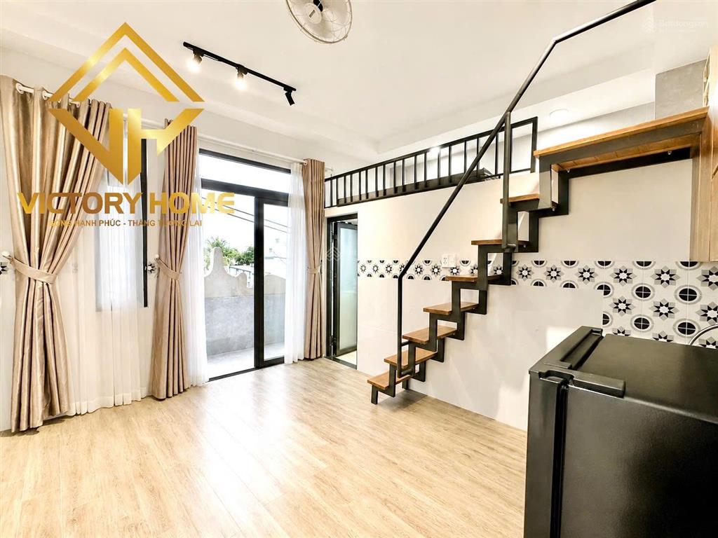 Gác cao 45m2 + ban công siêu rộng full nội thất mới ngay bình lợi, bình thạnh