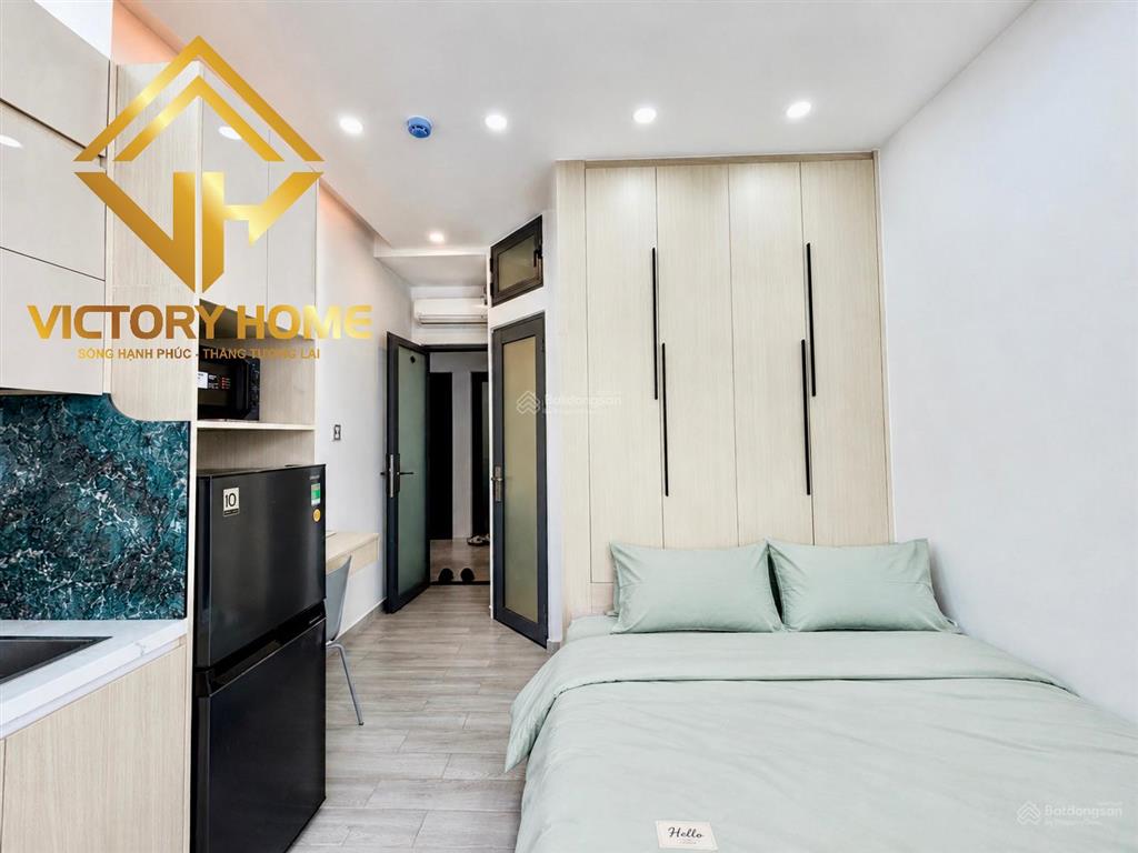Studio ban công full nội thất lê quang định, bình thạnh, máy giặt riêng bếp riêng