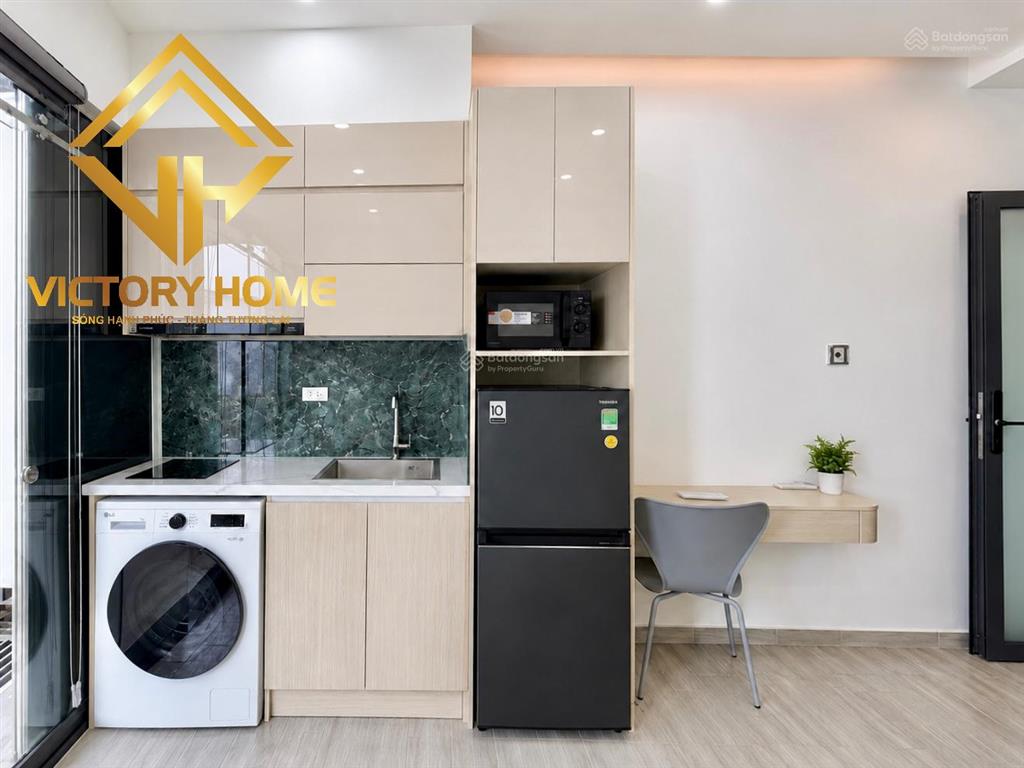 Studio ban công full nội thất lê quang định, bình thạnh, máy giặt riêng bếp riêng