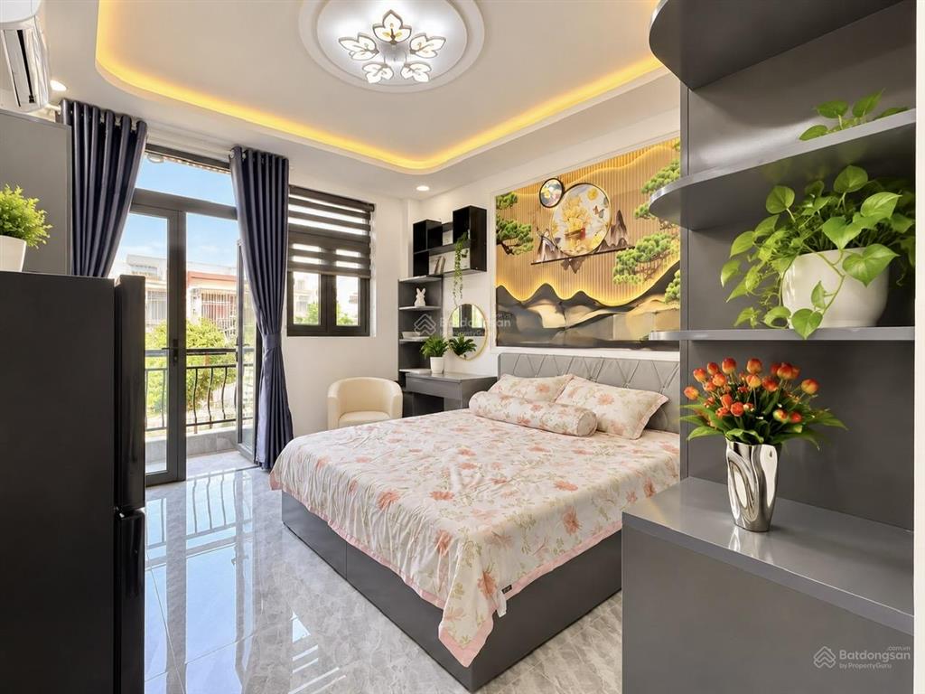 Căn hộ ban công đỗ thúc tịnh, gò vấp full nội thất, thiết kế sang xịn