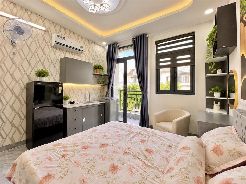 Căn hộ ban công đỗ thúc tịnh, gò vấp full nội thất, thiết kế sang xịn