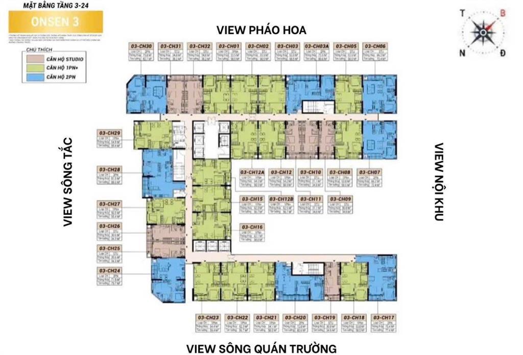 Đầu tư căn hộ nghỉ dưỡng nha trang onsen 3 chỉ từ 1.7 tỷ trung tâm view vip, khai thác x2 lợi nhuận