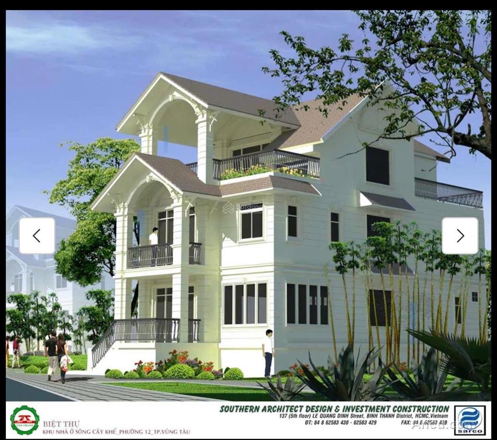 Chính chủ cho thuê & bán nhà biệt thư sân vườn 500m2 , đủ nội thất , p12, vũng tàu