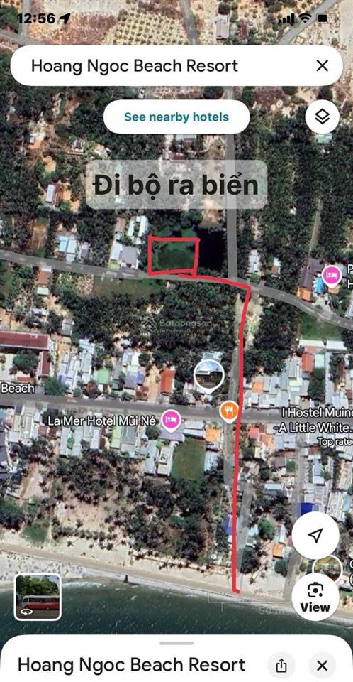 Đất đẹp, tường bao đẹp, bên cạnh hồ có view đẹp mát, đi bộ ra biển, dựng nhà gỗ rất hợp ở hoặc cafe