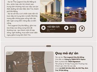 Căn hộ the legend đn, căn view biển giá quá tốt mới