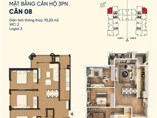 Bơi trong căn hộ 93m2 view xanh ngắt bầu trời tây hà nội, chỉ có tại moonlight 2