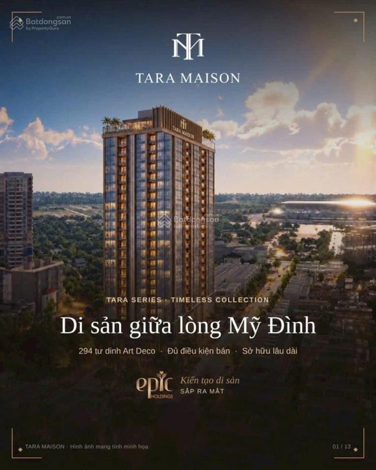 Mở bán tòa căn hộ tara maison view pháo hoa svđ mỹ đình, thang máy riêng căn hộ