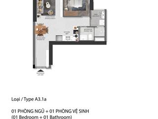 Chính chủ bán gấp căn 1pn siêu đẹp eaton park view khu thể thao nam rạch chiếc