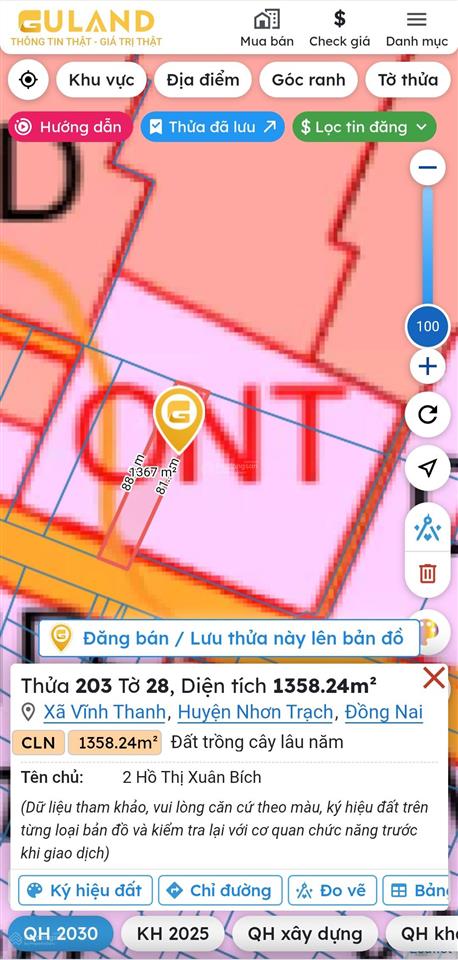Bán đất mặt tiền vĩnh thanh, nhơn trạch gần sân bay long thành